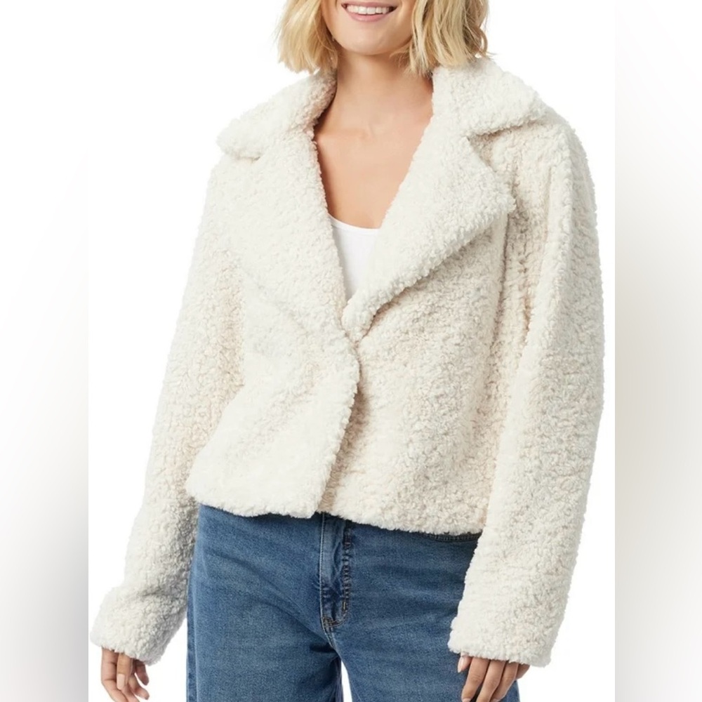 Jessica Simpson Cream Teddy Jacket